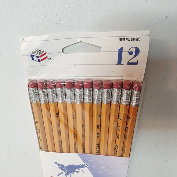 Vtg No. 2 Eagle Pencils Sanford #224106 Pencils USA 12 Pack - Picture 2 of 4
